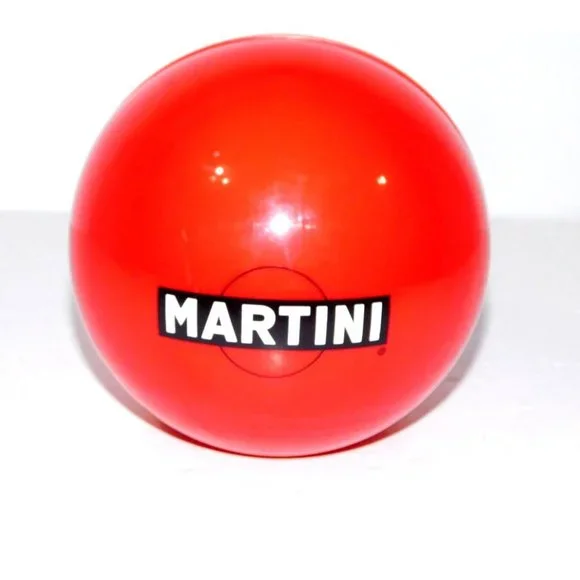 VTG MARTINI Napkin Menu Holder Red Ball Sphere 5" Promotional Bar Restaurant - Picture 4 of 5